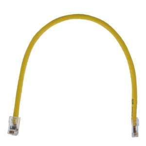  Leviton 6LHOM 1Y Home 6 Patch Cable, 1 Foot, Yellow