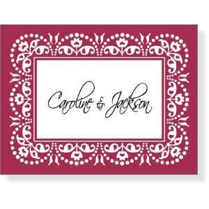  Wedding Stationery   Red Handed Note Card Health 