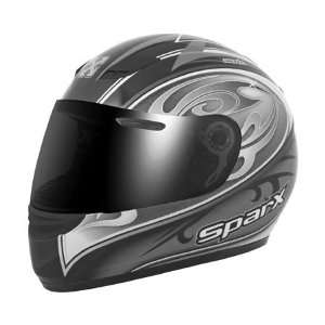  Sparx S 07 Shield Full Face Helmet Large  Black 