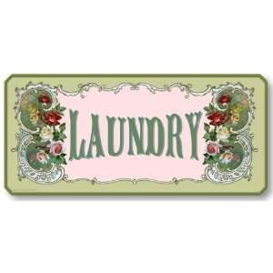  Item 05008 Victorian Style Laundry Plaque Sign
