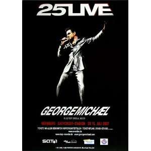  George Michael   25 Live 2007   CONCERT   POSTER from 