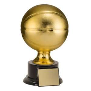  Mid Sized Gold Basketball Resin Trophy