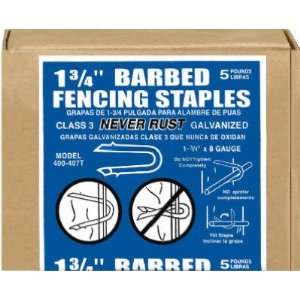  Fi Shock 1 3/4 Inch Galvanized Barbed Fencing Staples 