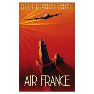  Air France   Afrique   Poster (13x19)