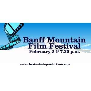   Vinyl Banner   Annual Banff Mountain Film Festival 