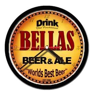  BELLAS beer and ale cerveza wall clock 