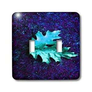 Yves Creations Colorful Leaves   Blue and Purple Leaf Carpet   Light 