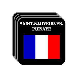 France   SAINT SAUVEUR EN PUISAYE Set of 4 Mini Mousepad 
