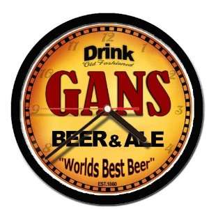  GANS beer and ale cerveza wall clock 