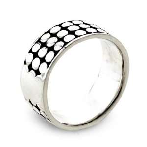  Mens sterling silver ring, Orbs Jewelry