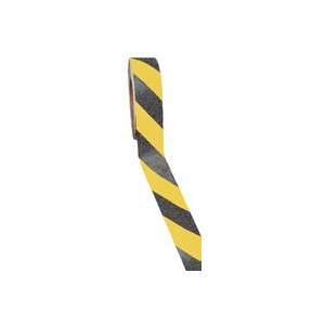 Traction Surface Skid Gard Striped Floor Tapes, BLACK/YELLOW, 2 x 60 