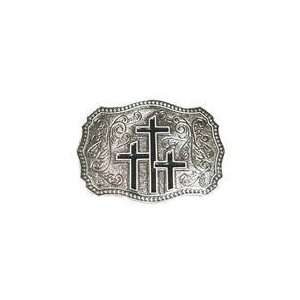  The THREE CROSSES come together on this spiritual belt 
