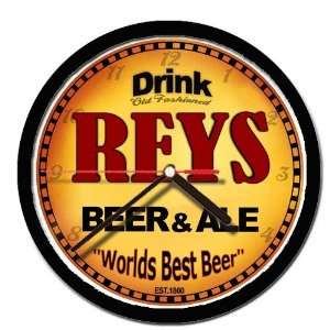  REYS beer and ale cerveza wall clock 