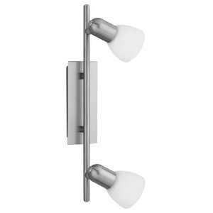  Eglo Lighting 86214A Ares 1 2 Light Sconces in Matte 