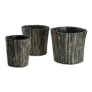  Chestnut Bark Vases Dimensions H12 W0