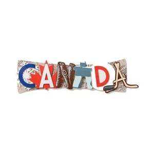  Canada Stacked Statement 3 D Title Sticker Arts, Crafts 