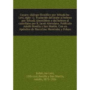   , 12th cent,Bonilla y San MartÃ­n, Adolfo, 1875 1926 Judah Books