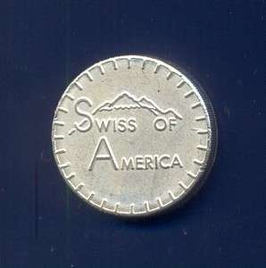 Swiss of America Silver Bullion Round Draper Mint 2.5oz  