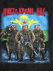 shirt. Russia. Airborne Troops. Bear. Size L. Black  