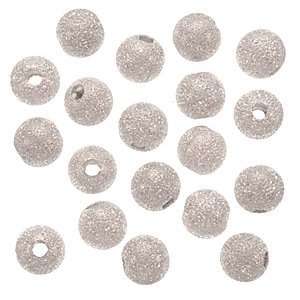   Plated Stardust Sparkle Round Beads 6mm (50) 36130