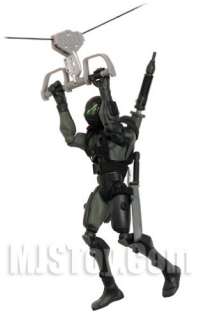 Fully poseable, eight inch SNAKE EYES action figure comes with 