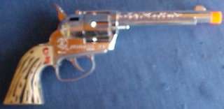 Vintage 1960s Mattel Shootin Shell Fanner 50 Cap Toy Gun & Holster Set 