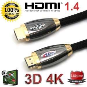  Premium Hdmi 1.4 Cable (10 Feet)  4k X 2k, 2160P, 3D 