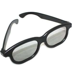  Black 3D Polarized Movie Glasses for RealD 3D Electronics