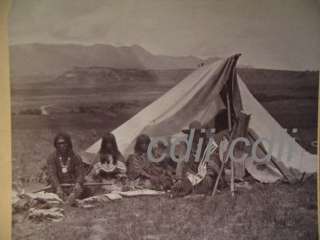 Ute Indian Colorado Native American Stereoview Photo CO  