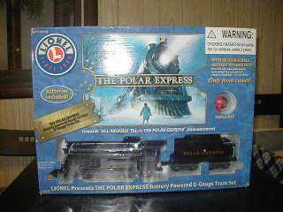Lionel Polar Express G Gauge Train Set New In Box 7 11022  