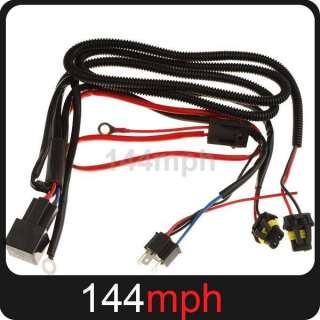 H4 HID Xenon Relay Wire Wiring Harness with Fuse  