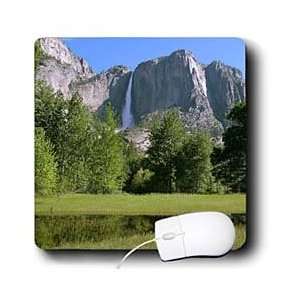   California   Yosemite Falls From Valley   Mouse Pads Electronics