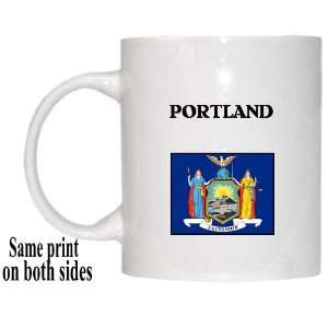    US State Flag   PORTLAND, New York (NY) Mug 