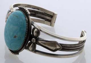 Alfred Martinez Sterling Silver with Turquoise Bracelet  