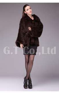 0213 Genuine Rex Rabbit Fur Coat Jacket Garment Dress coats jackets 