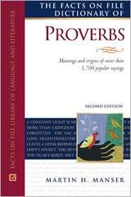   Proverbs, (0816066736), Martin H. Manser, Textbooks   