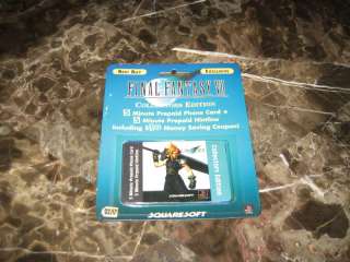 Final Fantasy VII 7 Best Buy Phone Card New In Package  