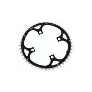  CHAINRING ROCKET 104mm 46T RAMPED 4BOLT BK/SL