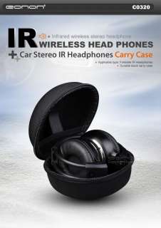 C0320 Eonon Foldable IR Wireless Stereo 2CH Headphone Durable Carry 