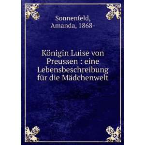   fÃ¼r die MÃ¤dchenwelt Amanda, 1868  Sonnenfeld Books