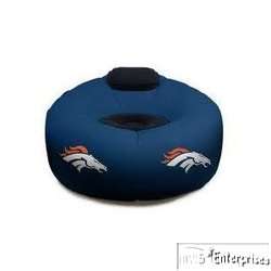 NFL Denver Broncos oversized inflatable chair wpump NEW  