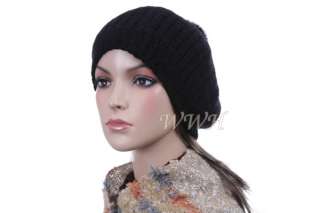 Chic Tufted Rubbit Fur beret beanie Cap Hat be522d  