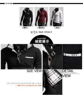 New Mens Fashion Designed Casual Shirts 3 Color  