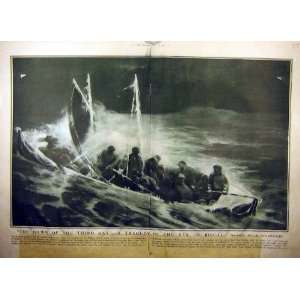 1917 Bay Biscay Yeu Life Boat No1 Norwegian Steamer