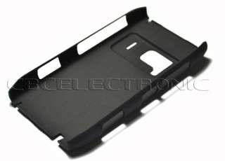 New Black Rubberized Hard case back cover for Nokia N8  