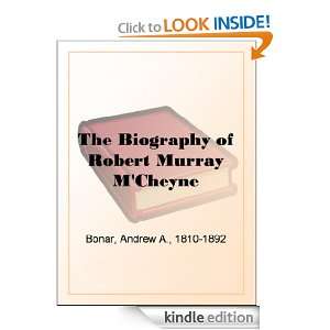   of Robert Murray MCheyne Andrew A. Bonar  Kindle Store