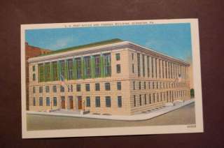 US Post Office & Federal Buildings Scranton Pa Postcard  