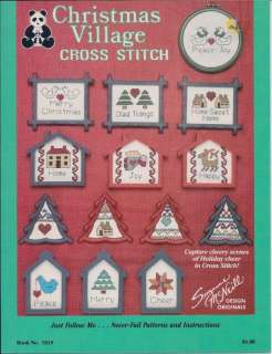 Christmas Village Cross Stitch Pattern Book 1018 9780917121005  