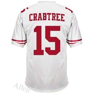  San Francisco 49ers Football Jersey #15 Crabtree White 