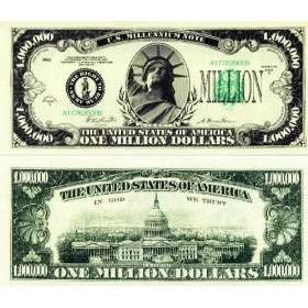 bill lot of one million dollar bills, million dollars  